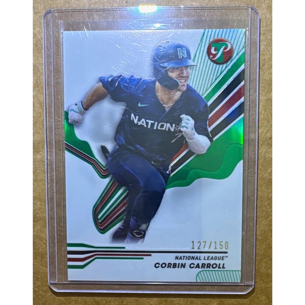 2024 Topps Pristine Corbin Carroll All-Star Game Green Refractor #280 127/150